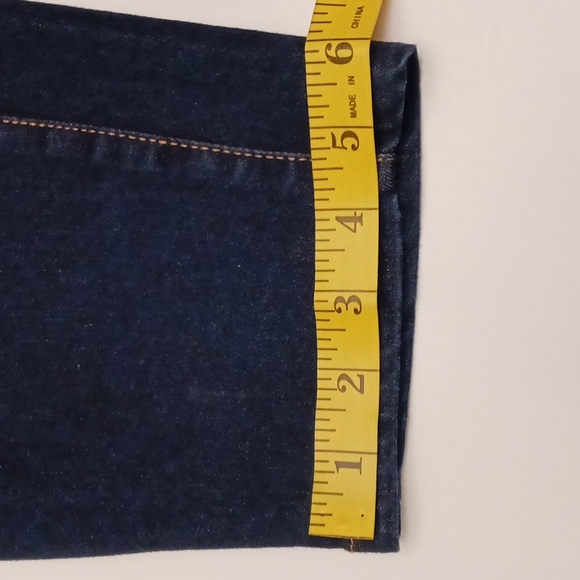 Tahari Kelly size 24W women's mid-rise skinny night sky wash dark blue j… - Picture 10 of 17